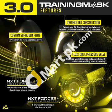 Training Mask 3.0 For Workout With Eva Carry Case Breathable For Running Cycling And Exercise